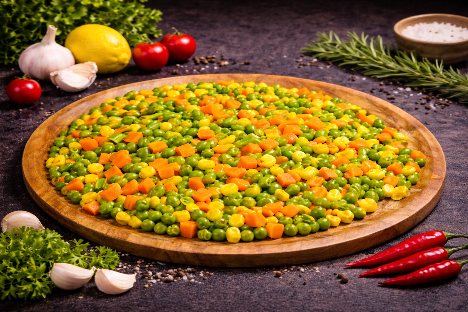 Vegetables and Fruits Background