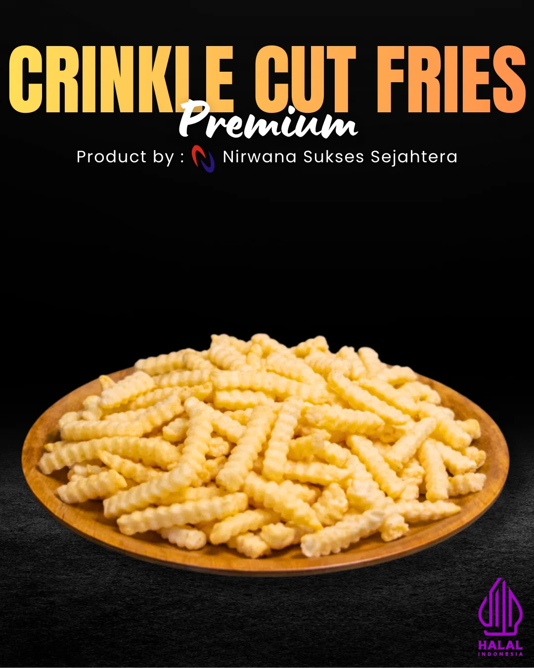 Crinkle Cut Fries Premium