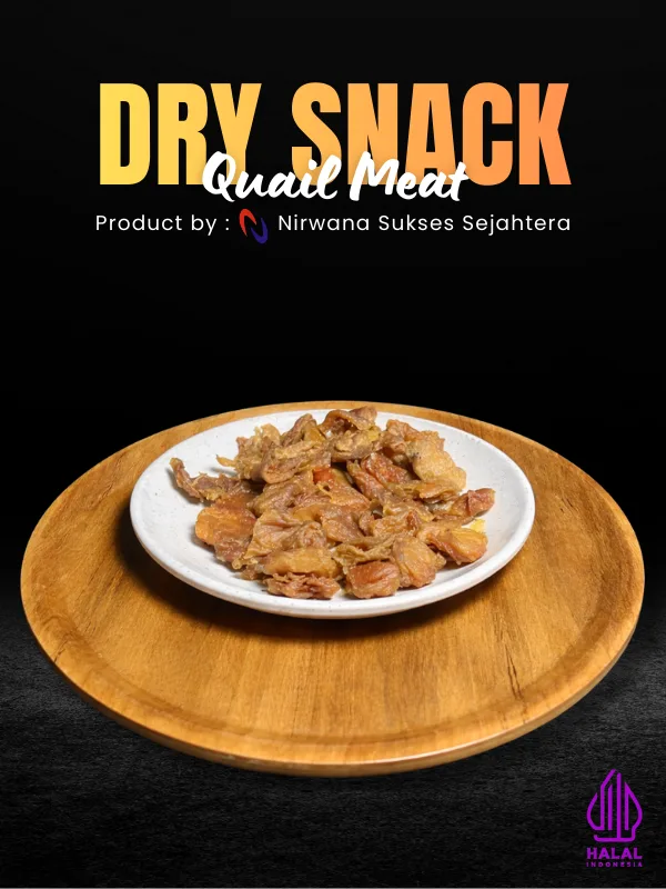Dry Snack Quail Meat