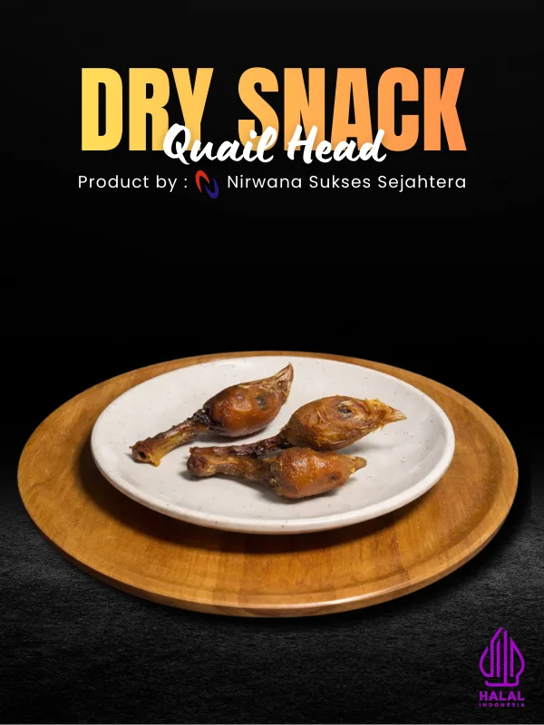 Dry Snack Quail Head