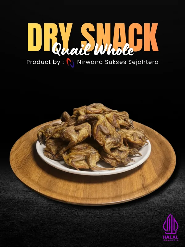 Dry Snack Quail Whole