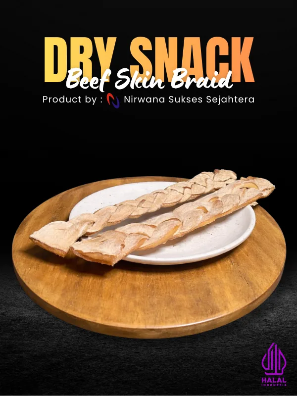 Dry Snack Beef Skin Braid