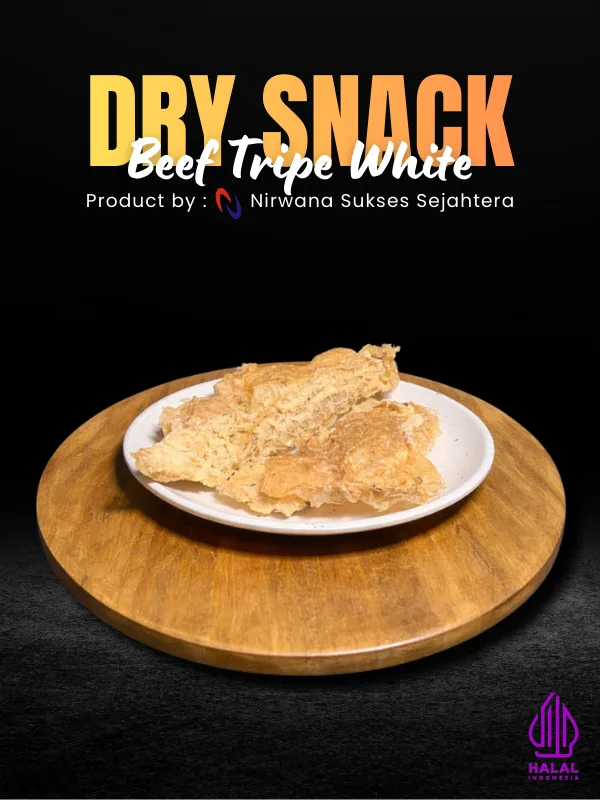 Dry Snack Beef Tripe White