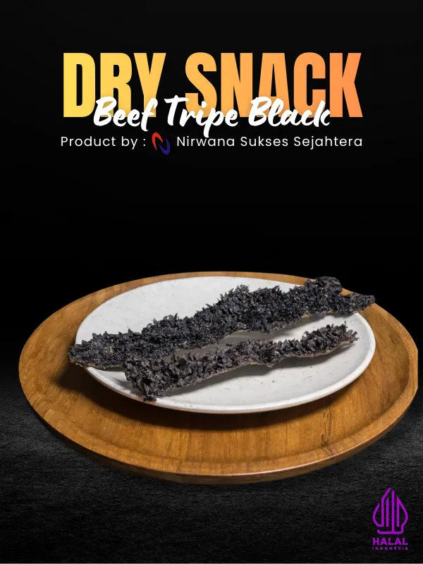 Dry Snack Beef Tripe Black